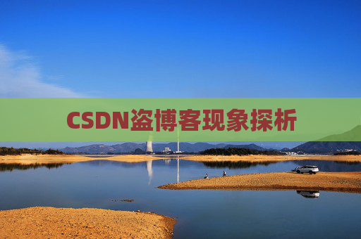 CSDN盗博客现象探析 CSDN盗博客现象探析